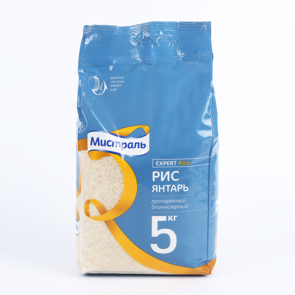 Рис Янтарь Мистраль 5 кг.