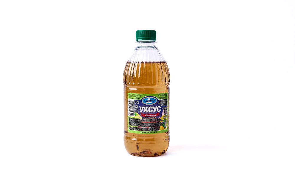 Уксус яблочный 6% Адмирал 495 мл.