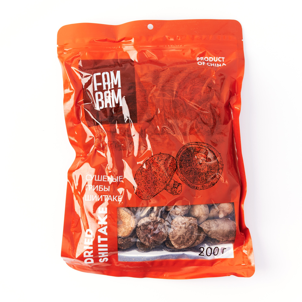Грибы сушеные Шиитаке FAM BAM 200гр * 60 