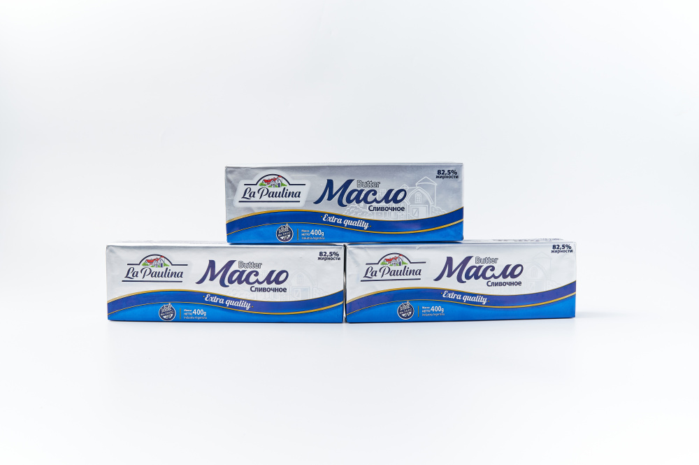 Масло сливочное La Paulina 82,5% 450 г.