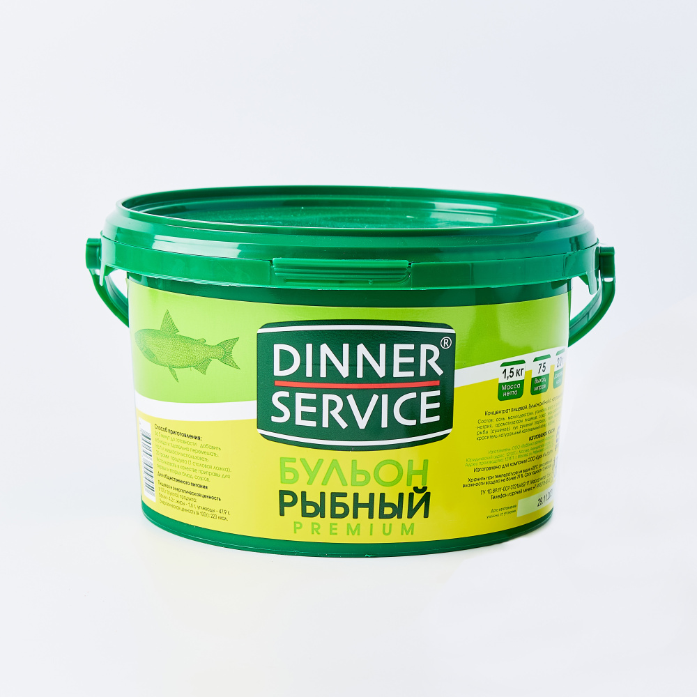 Бульон Рыбный DINNER SERVICE 1.5кг шт.