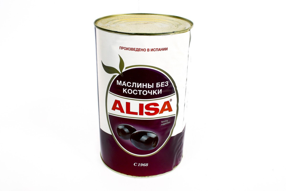 Маслины Alisa без косточки 4100 кг.