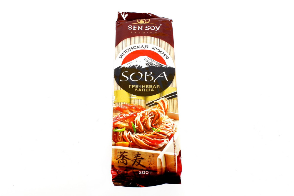 Лапша Сэнсой Премиум гречневая SOBA 300 г.
