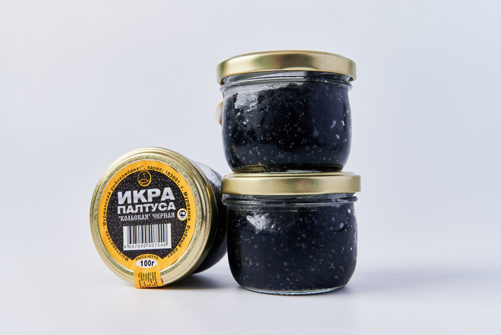 Икра палтуса черная как выглядит
