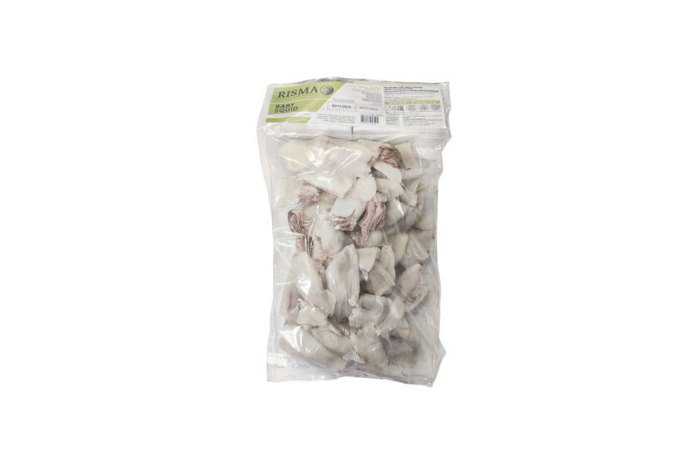 Кальмары молодые целый очищ.с/м 40/60 RISMA 1кг