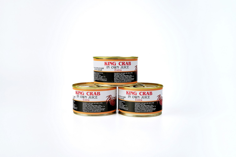 Мясо камчатского краба 240 г.