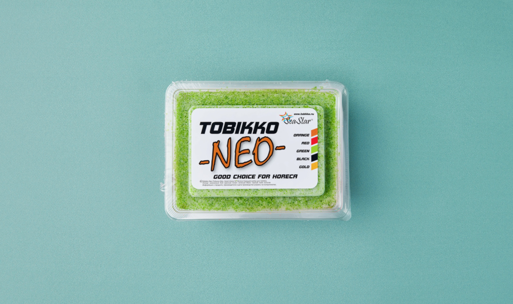 Икра Тобико Нео №1 зеленая 500 г.