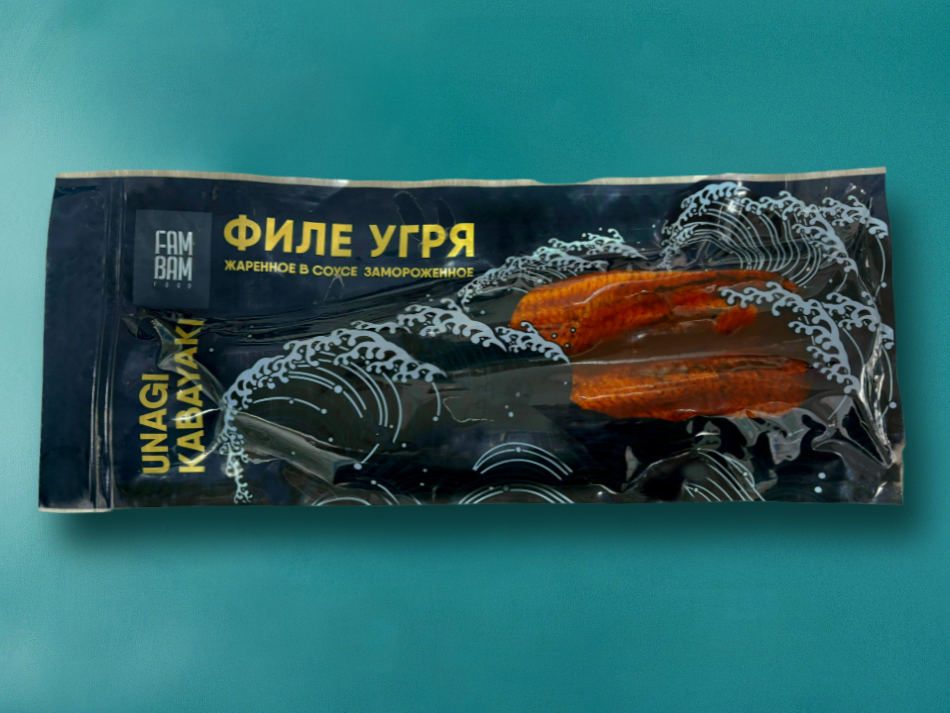 Угорь жарен.зам. в/у 5%  1/10