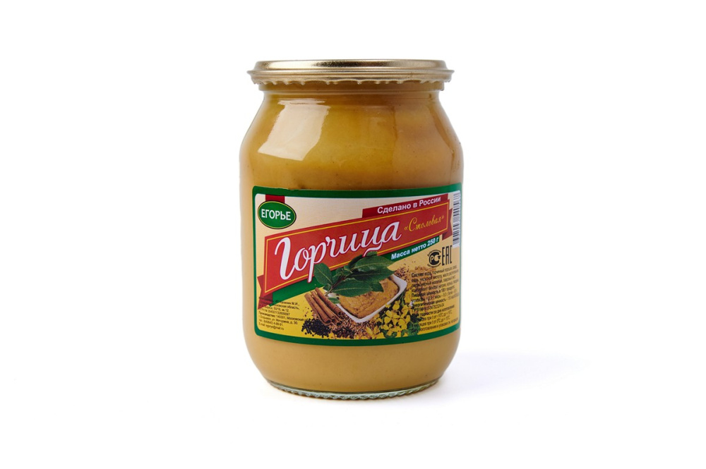 Горчица столовая ЕГОРЬЕ 250 г.