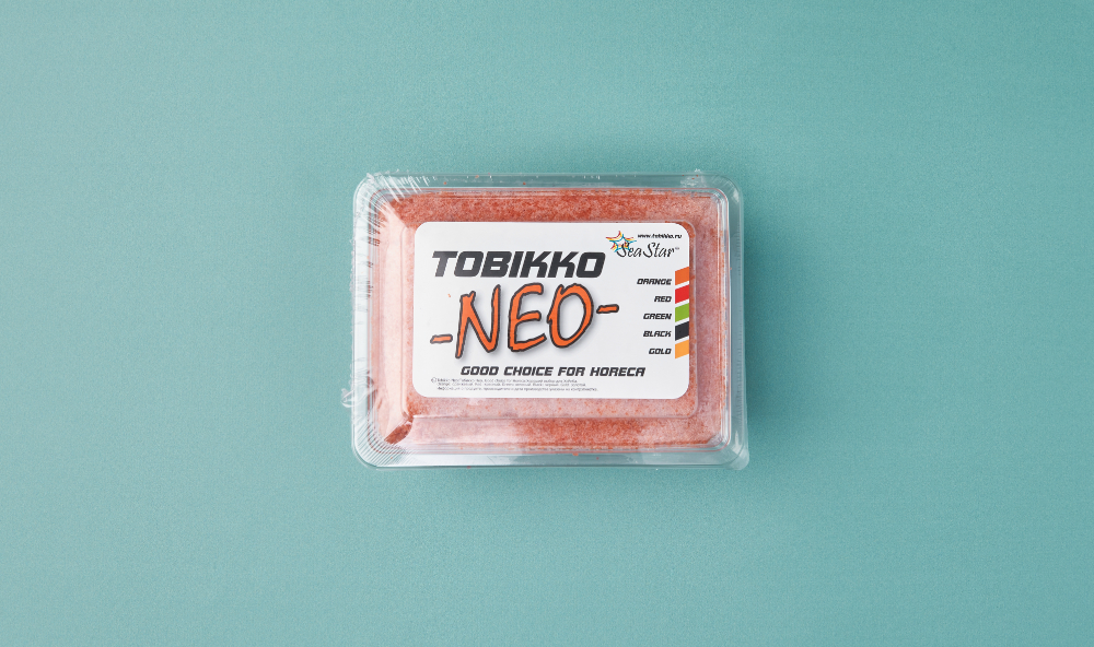 Икра Тобико Нео №1 оранжевая 500 г.