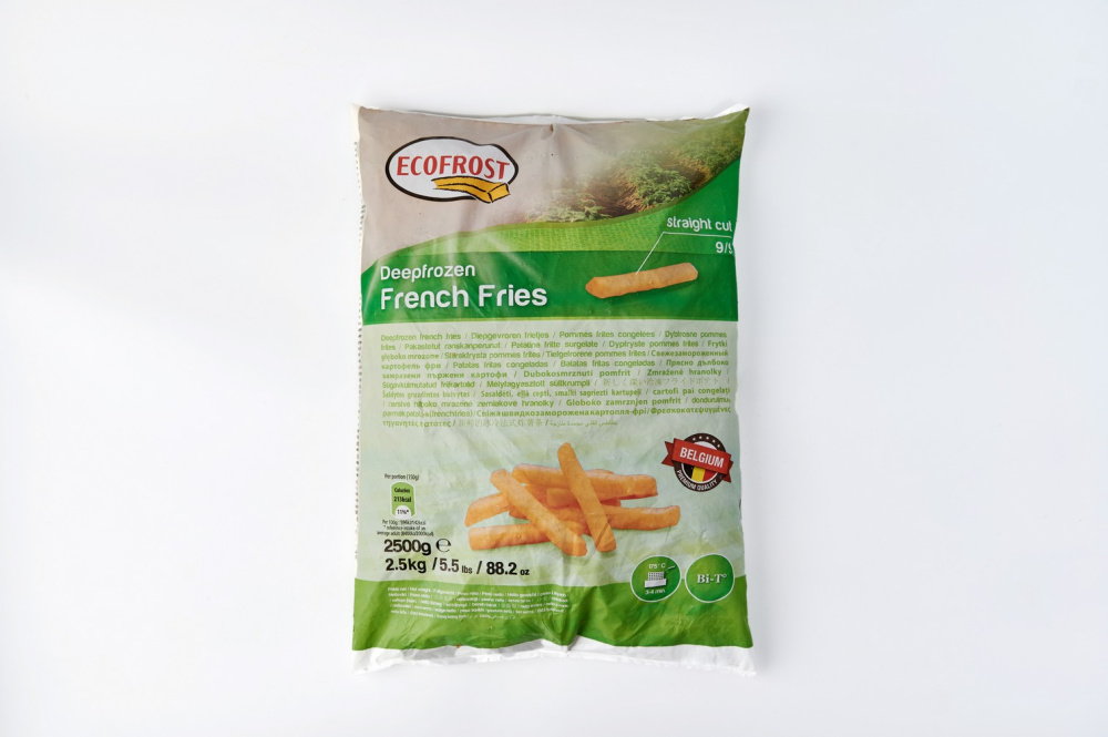 Картофель фри 9*9 ECO FROST  2,5 кг.