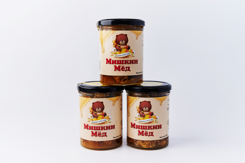 Забрус натуральный пчелиный &quot;Мишкин Мед&quot; 430 г.