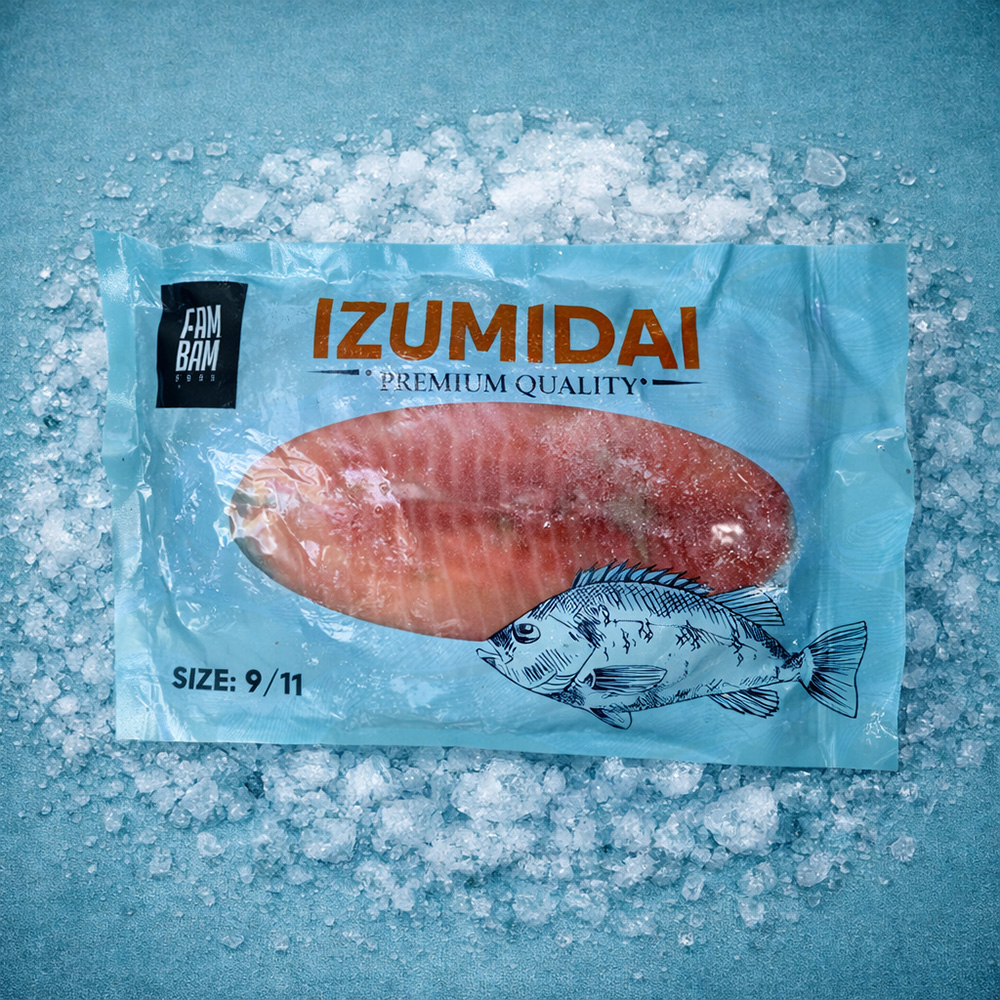 Окунь филе Изумидай FAM BAM 9-11, 7% глазурь