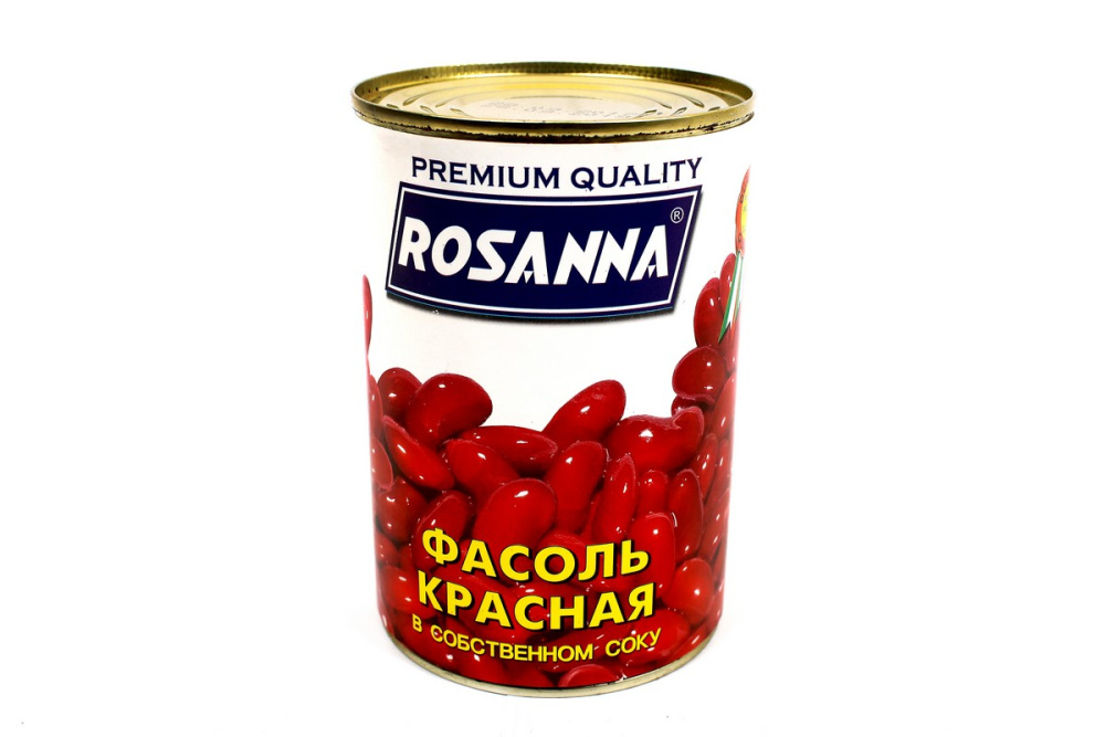 Фасоль Rosanna красная натуральная 400 г.