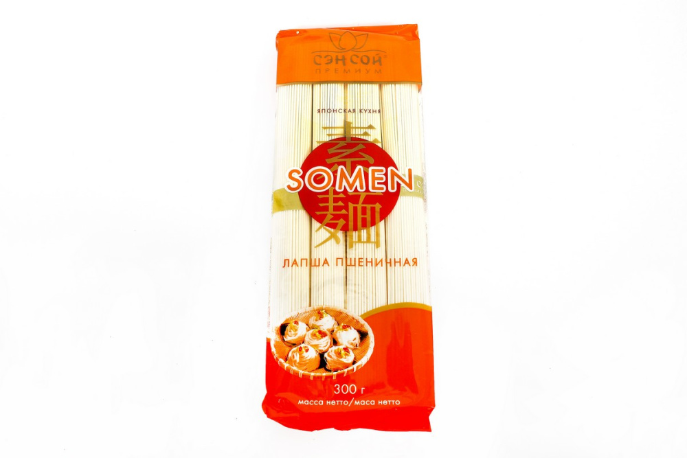 Лапша Сэнсой Премиум пшеничная SOMEN 300 г.