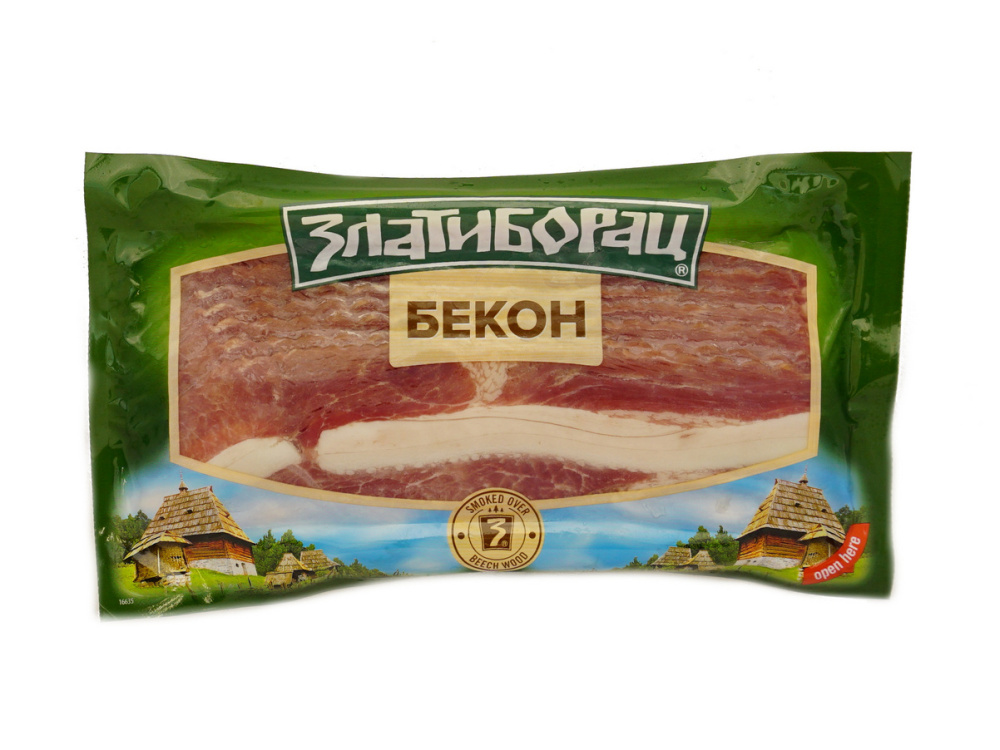 Бекон в/к Златиборац нарезка 500гр  