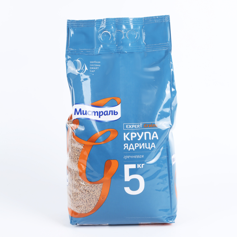 Крупа гречневая Мистраль ядрица 5 кг.