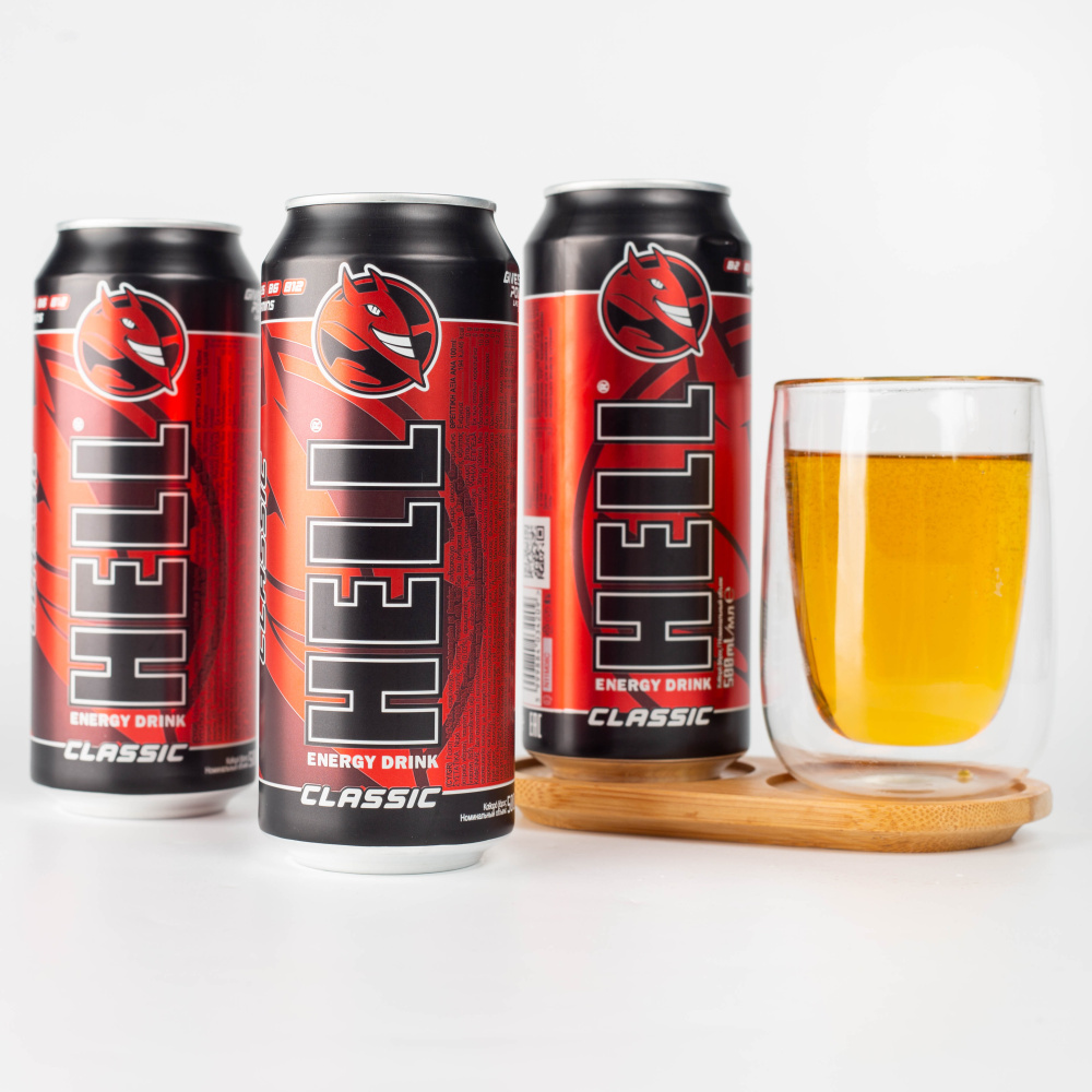 Напиток энергетический HELL ENERGY Classic газированный 450 мл