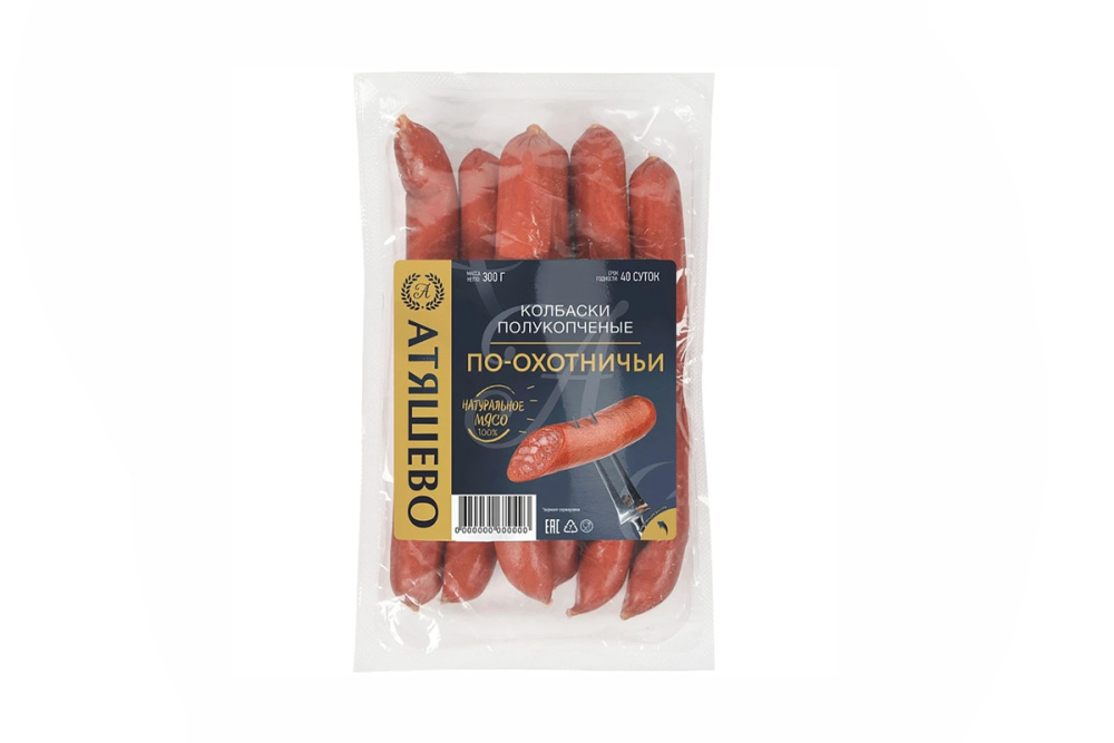 Колбаски Охотничьи п/к (0,3кг)