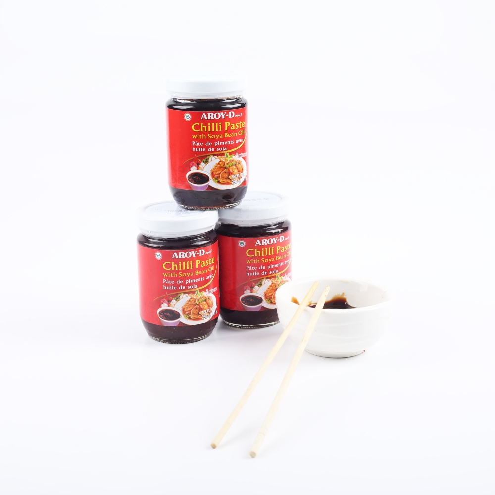 Паста Чили с соев.маслом AROY-D  260 г.