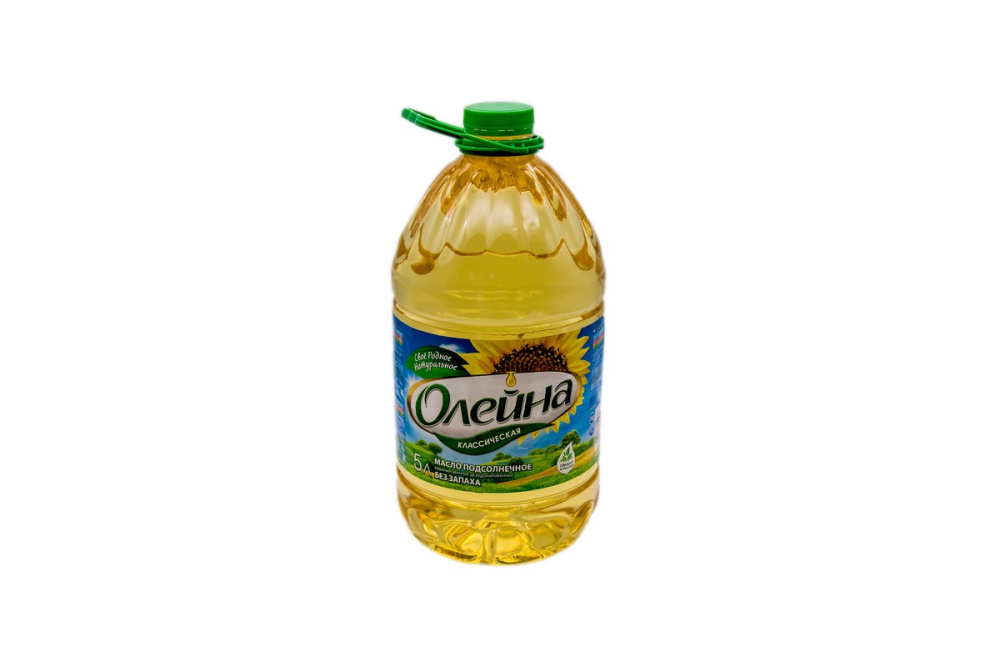Масло подсолнечное Олейна 5 л.