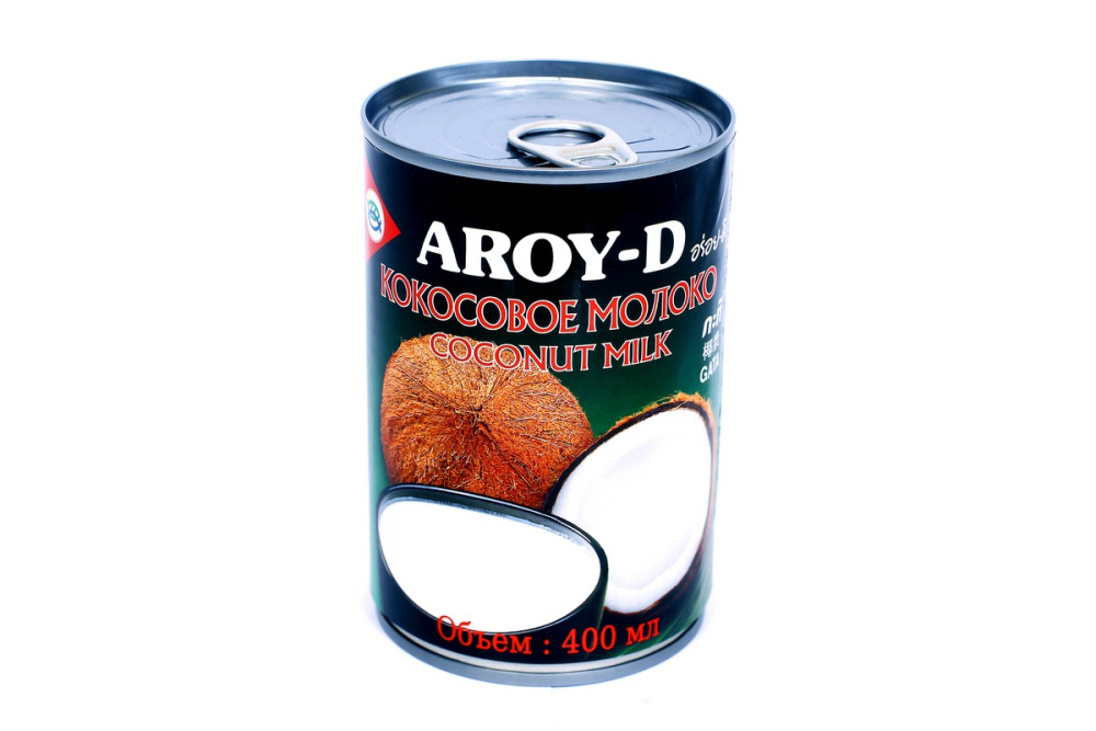 Молоко кокосовое AROY-D жир. 60% 400мл ж/б