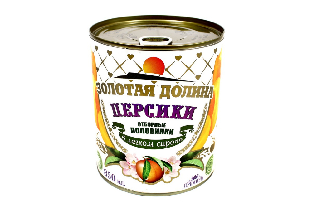 Персики в сиропе 850 мл ж/б