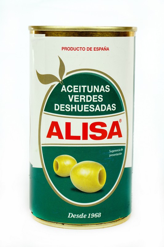 Оливки Alisa зеленые без косточки 350 г.