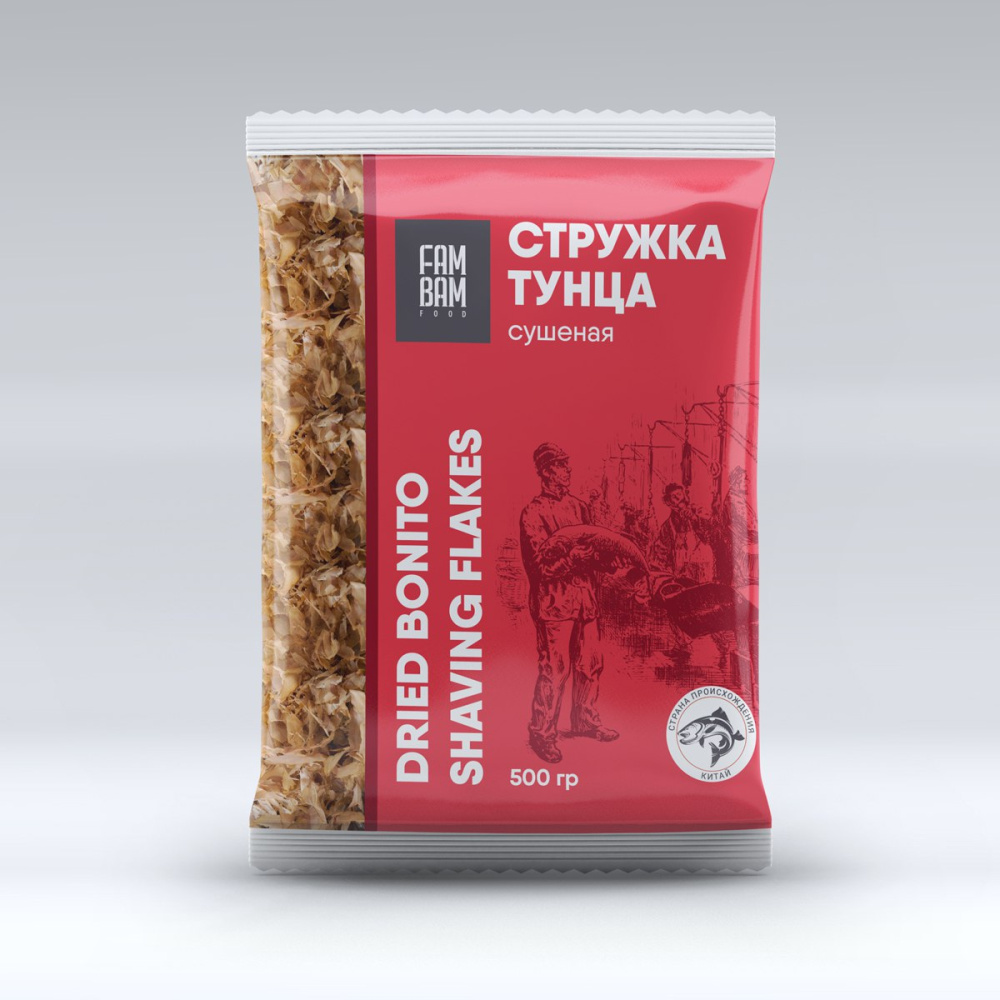 Стружка тунца сушеная FAM BAM (Thunnus) 500 г