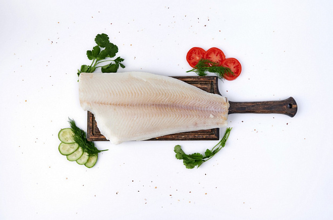 Филе палтуса б/к с/м вес (1*5)