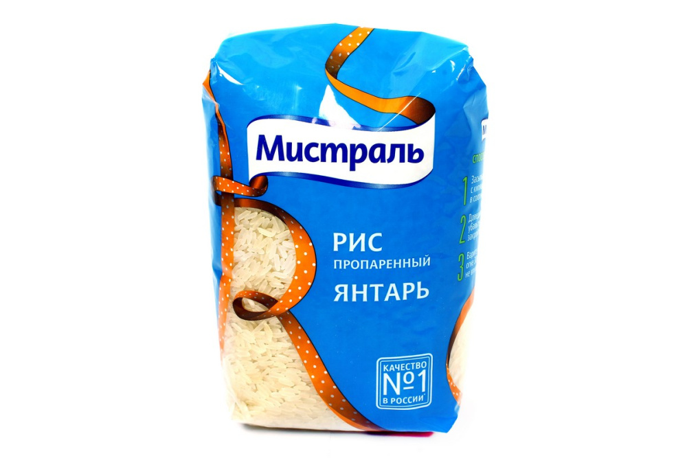 Рис Янтарь Мистраль 900 г.