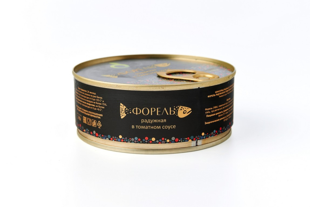 Форель радужная в томатном соусе ТМ ЭКО ФУД 240 г. 