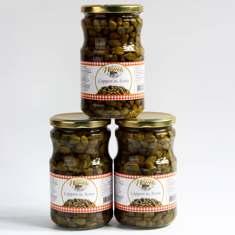 Каперсы с уксусом Antica Napoli 720 мл.