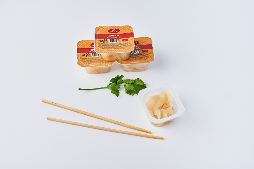Имбирь маринованный белый порционный 30 г.