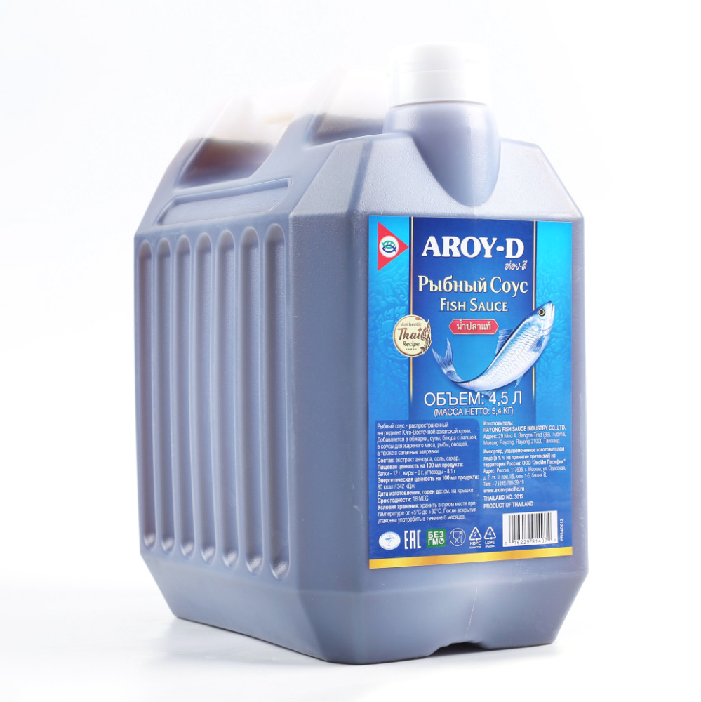 Соус Рыбный AROY-D 4,5л (5,4 кг) пл/канистра *4