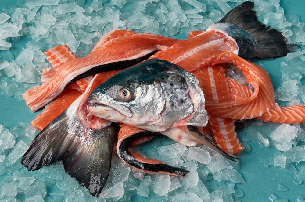 Суповой набор из лосося охл.вес