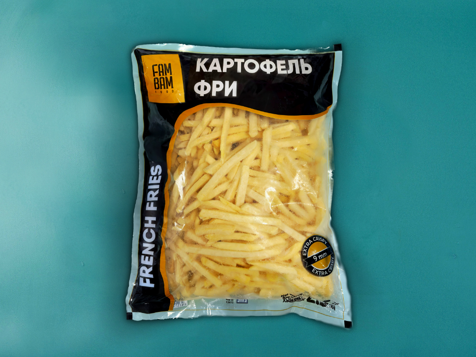 Картофель фри 9/9 FAM BAM (4*2,5 кг) Индия