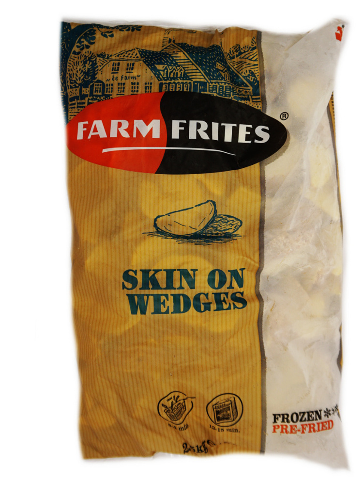 Картофельные дольки в кожуре "Фарм Фритес" 10 мм 2,5 кг.