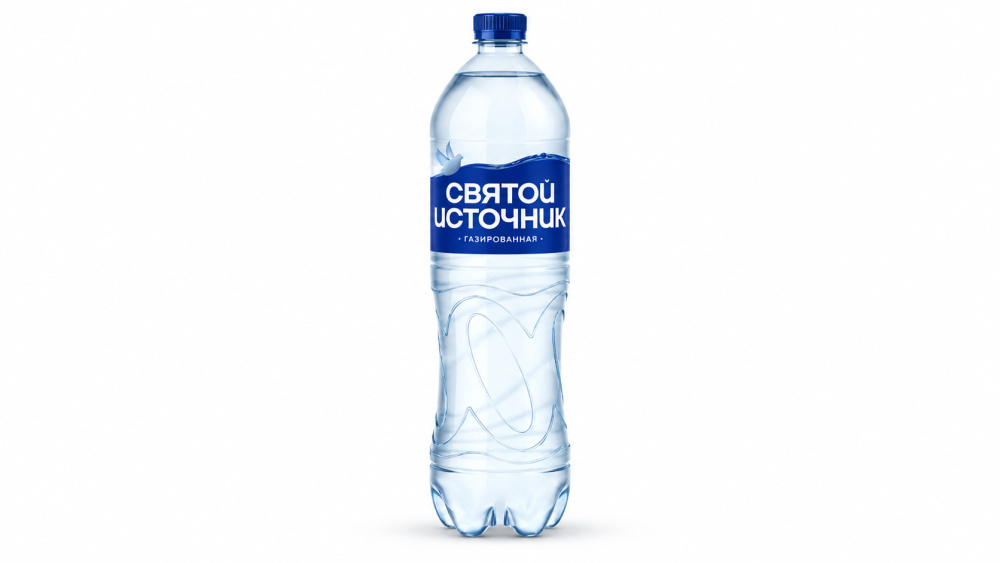 Питьевая вода «Святой Источник» 1.5 л с газом