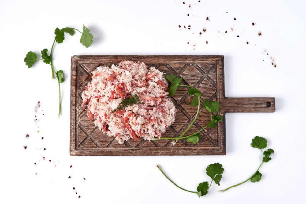 Мясо краба в/м роза вес.