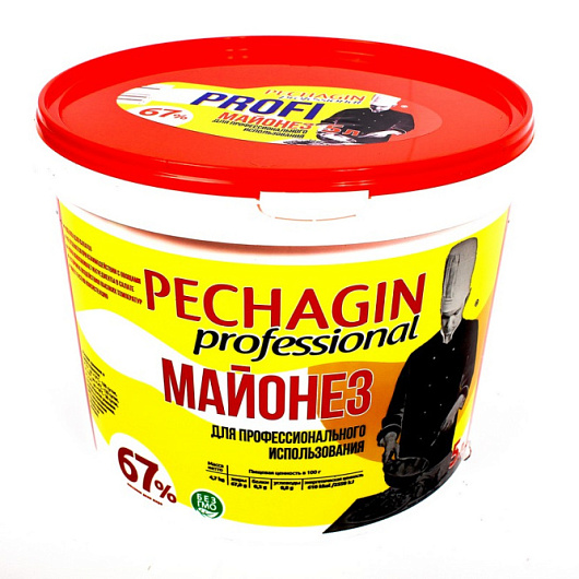 Фото Майонез Печагин Pechagin Professional 67% ведро 5л
