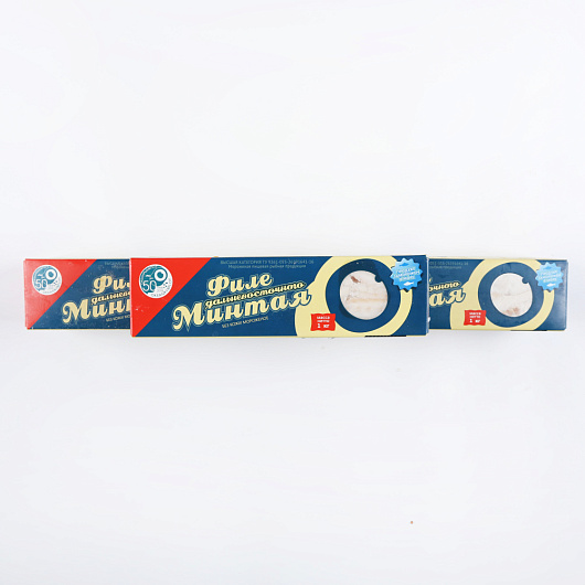 Фото Филе минтая свежемороженое Командор 1 кг.