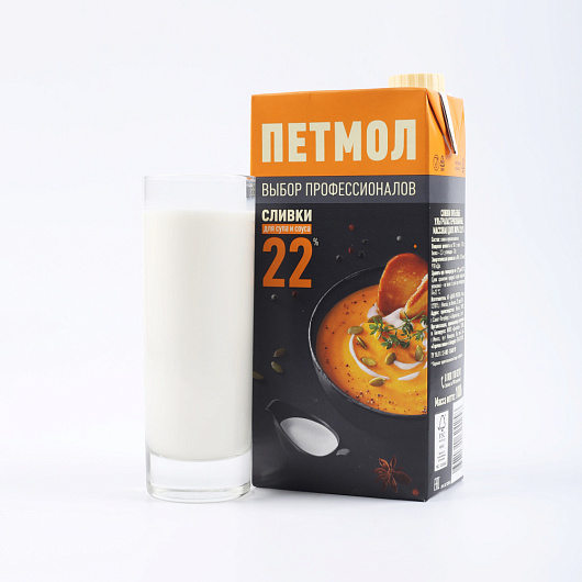 Фото Сливки Петмол 22% 1 л.