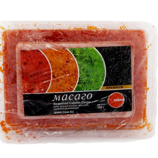 Фото Икра Масаго OSHI оранжевая 500 г.