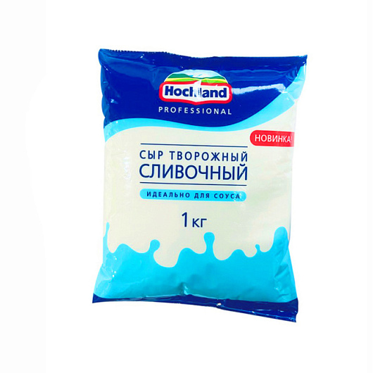 Фото Сыр творож.сливочный Hochland Prof 1кг/кор 8шт