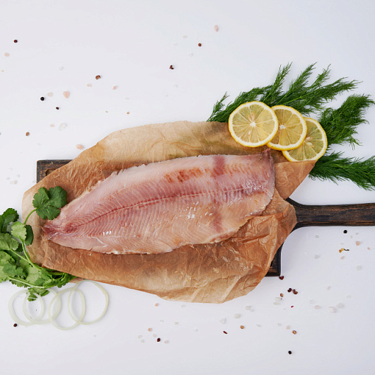 Фото Муксун, филе без кожи, холодного копчения весовой