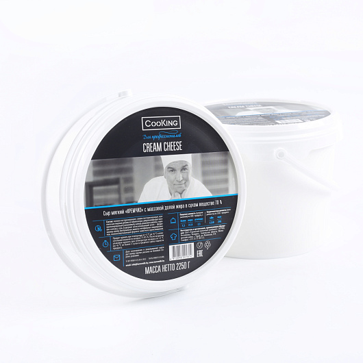 Фото Сыр мягкий Кремчиз Сooking 70% 2,25 кг.