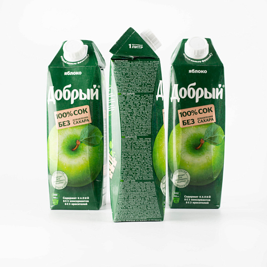 Фото Сок Добрый Яблоко 1 л.