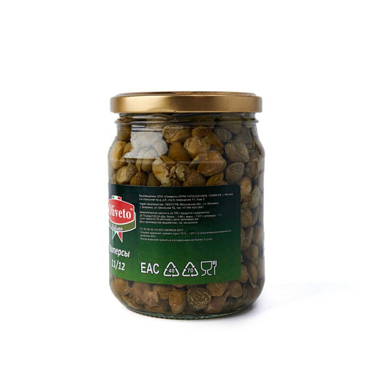 Фото Каперсы в уксусе Oliveto 580 мл.