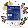 Фото Мидии киви Premium Mussels в 1/2 ракушки 30/40 1 кг.